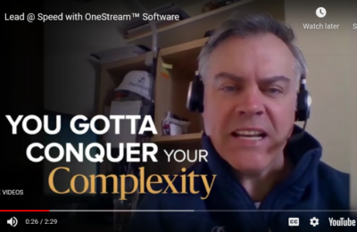 Lead @ Speed with OneStream™ Software
