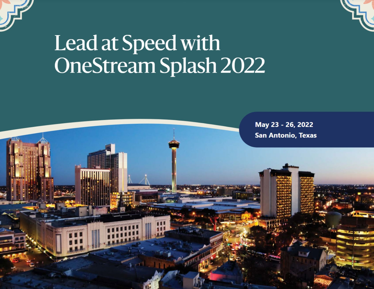 Lead at Speed with OneStream Splash 2022 Excel Global Partners Blog