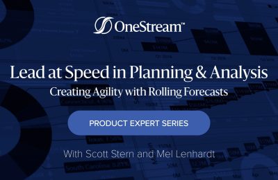 Lead at Speed in Planning & Analysis | Creating Agility with Rolling Forecasts