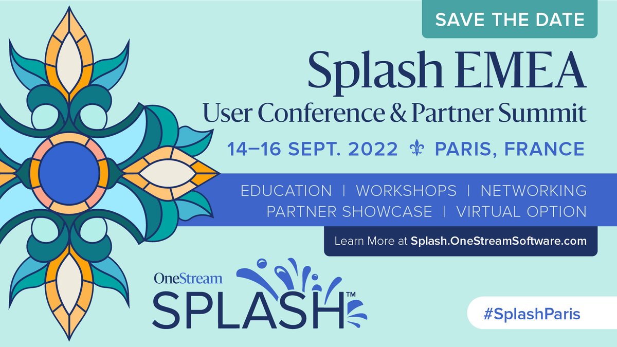 OneStream Highlights New and Innovations at Splash EMEA